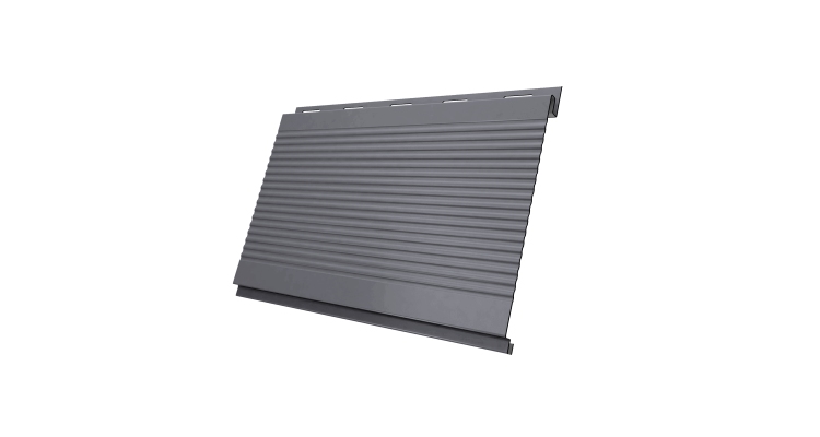 Вертикаль 0,2 gofr 0.5 Satin с пленкой RAL 7004 сигнальный серый