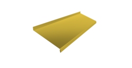 Отлив простой 200 0,45 PE с пленкой RAL 1018 цинково-желтый (2м)
