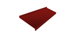 Отлив простой 250 0,45 PE с пленкой RAL 3011 коричнево-красный (2м)