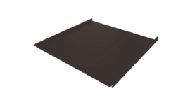 Фальц двойной стоячий Line Grand Line 0,5 Velur X с пленкой на замках RR 32 темно-коричневый