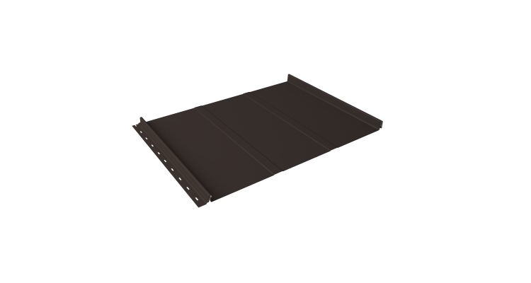 Кликфальц Line Grand Line 0,5 GreenCoat Pural BT с пленкой на замках RR 32 темно-коричневый