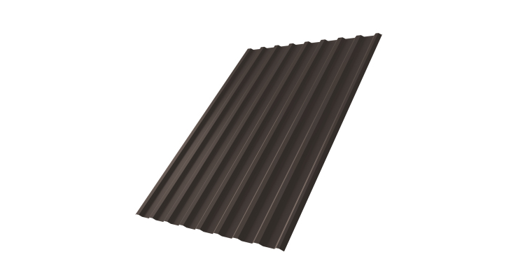 Профнастил С20R 0.45 Drap ST RR 32 темно-коричневый