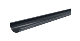 Желоб полукруглый 125 мм, 3 м, Matt RAL 7024 мокрый асфальт