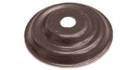 Накладка декоративная кронштейна трубы Grand Line на кирпич RAL 8017 шоколад