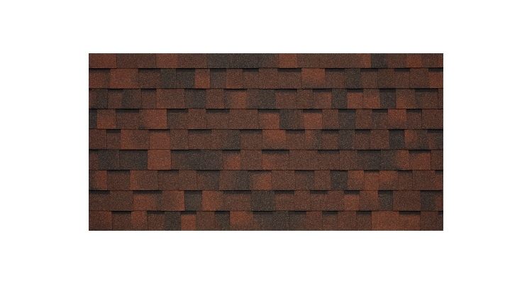 Черепица гибкая Tegola Cortina pelle 411 (кирпично-коричневый)