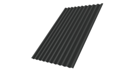 Профнастил С21R GL 0,5 PurLite Matt RAL 7016 антрацитово-серый