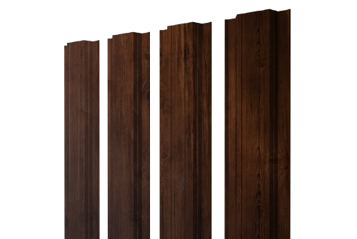 Штакетник Прямоугольный с прямым резом 0,45 Print Premium Cherry Wood Fresh TwinColor