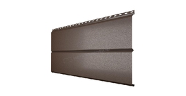 Сайдинг Металл Профиль Lбрус-XL-В-14х335 (VALORI-20-DarkBrown-0.5)