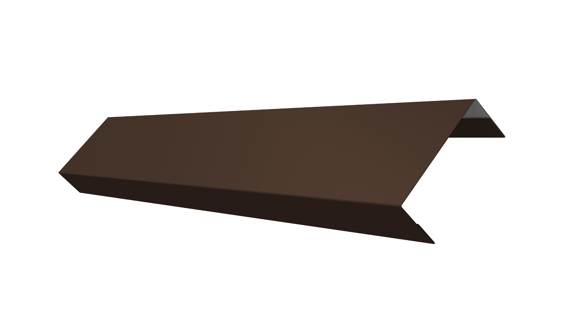 Ламель лицевая 50 забора жалюзи Texas 0.5 Velur X с пленкой RAL 8017 шоколад