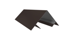 Планка угла внешнего составная верхняя 0,45 Drap RR 32 темно-коричневый (3м)
