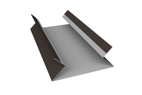 Планка угла внутреннего составная верхняя 0,45 Drap TX RR 32 темно-коричневый (2м)