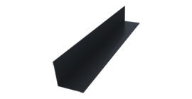 Угол внутренний 30х30 0,5 Satin с пленкой RAL 7024 мокрый асфальт (2м)