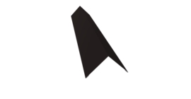 Угол внешний 110x110 0,5 Drap TX RAL 9005 черный (3м)