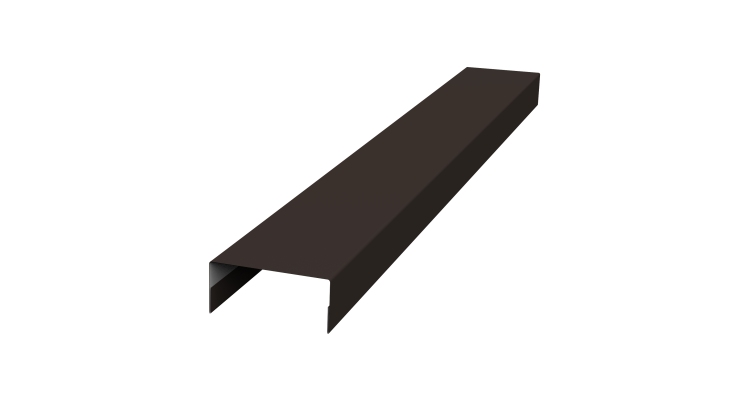 Крышка 30х15 жалюзи Texas 0,5 PurPro RR 32 темно-коричневый (2м)