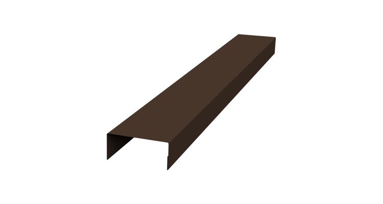 Крышка 30х20 жалюзи Texas 0,5 Atlas X RAL 8017 шоколад (2,5м)