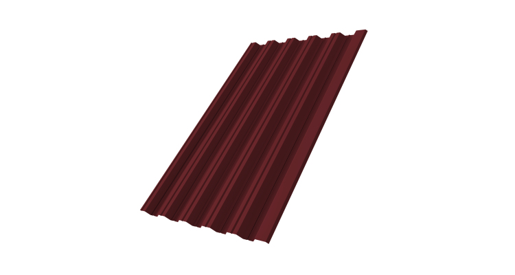 Профнастил HC35R 0,45 Drap RAL 3005 красное вино